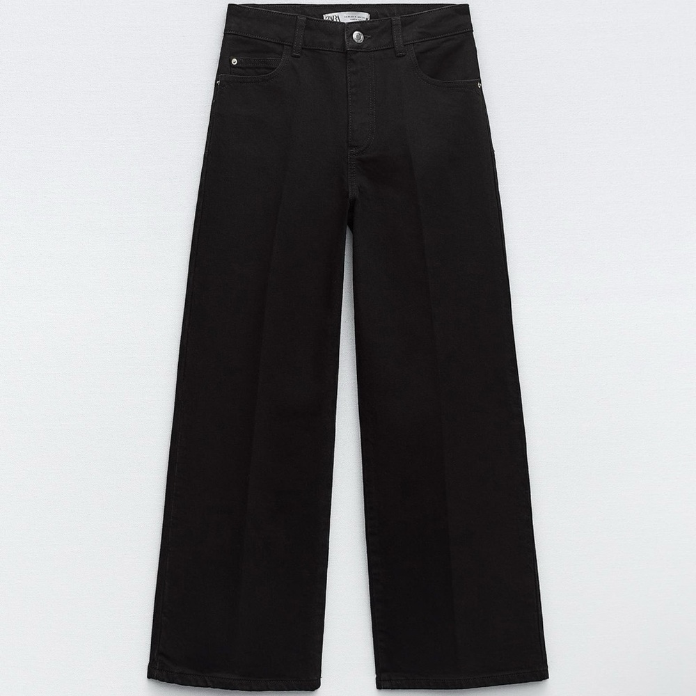 🖤Z1975 Zara High Rise Straight Cropped Stretch Jeans🖤